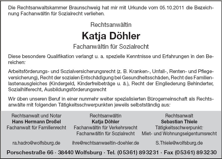 Rechtsanw�ltin Katja D�hler